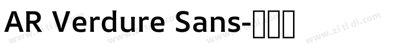 AR Verdure Sans字体转换